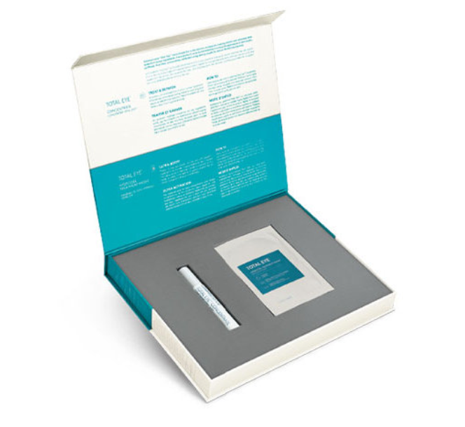 Kit de soin des yeux colorescience comprenant le concentré Total EyeMC et les masques de soin hydrogel Total EyeMC